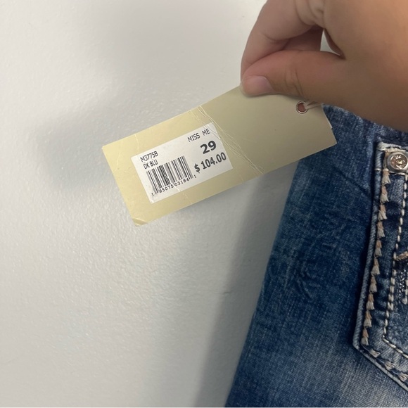 New Miss Me mid-rise bootcut Aztec printed jeans size 29x34 - Picture 10 of 12